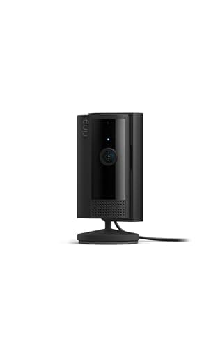 Ring Indoor Cam (newest model) — Home or business security in 1080p HD video, Black