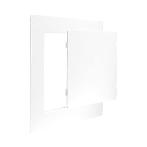 EZ-FLO 8 Inch x 8 Inch Access Panel with Frame, 34020 White