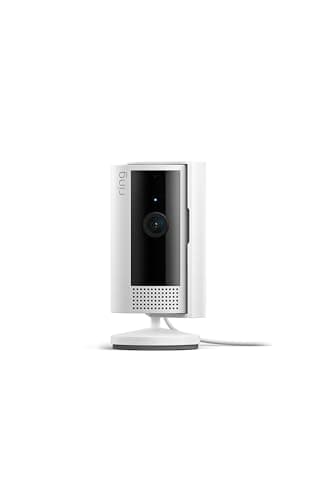 Ring Indoor Cam, Home or business security in 1080p HD video, White