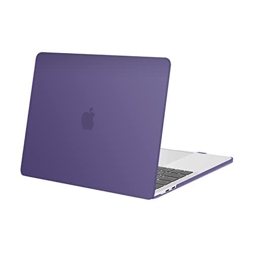 MOSISO Compatible with MacBook Pro 13 inch Case M2 M1, Imperial Purple