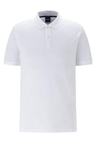BOSS Hugo Men's Pallas Polo Shirt, White, XL