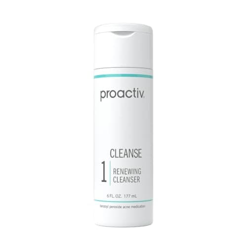 Proactiv Acne Cleanser - Benzoyl Peroxide Face Wash and Acne Treatment - Daily Facial Cleanser and Hyularonic Acid Moisturizer with Exfoliating Beads - 60 Day Supply, 4 Fl Oz