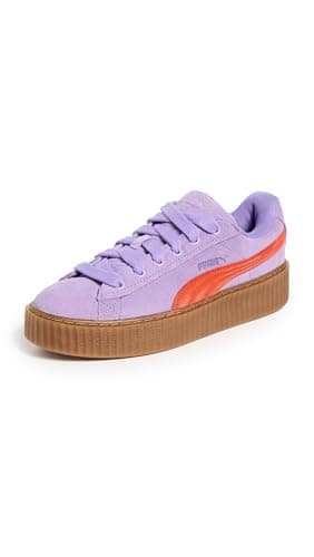 PUMA Womens Fenty X Creeper Phatty Lace Up Sneakers Shoes Casual - Purple - Size 7.5 M