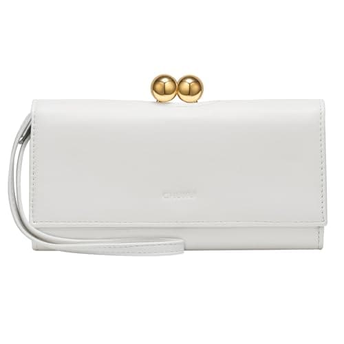 CHUNLI Elegant Clutch Purses for Women Evening Bag with Credit Card Slots & Wristlet for Weddings, Parties, and Proms