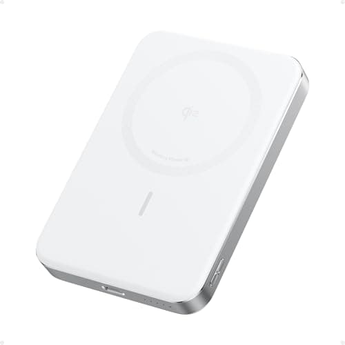 Anker MagGo Power Bank, Slim 10,000mAh Magnetic Battery Pack, Qi2 Certified 15W Ultra-Fast MagSafe Compatible Portable Charger, Ergonomic Design, for iPhone17/16/15/14 Series, and More