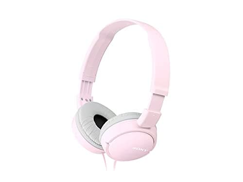 Sony ZX Series Wired On-Ear Headphones, Pink MDR-ZX110
