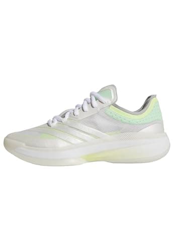 adidas Unisex-Adult Adizero Select 2.0 Low Top Basketball, Zero Metallic/Grey/Lime Burst, 4