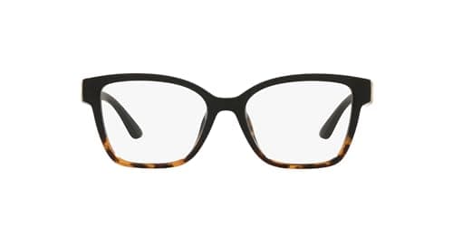 Michael Kors MK4094U Karlie I Universal Fit Prescription Eyewear Frames, Black/Dark Tortoise/Demo Lens, 51 mm