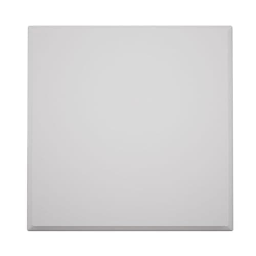 2 1/2"W x 2 1/2"H x 7/8"P Americraft Solid Paint Grade Wood Standard Smooth Rosette with Decorative Edge, Primed Pine