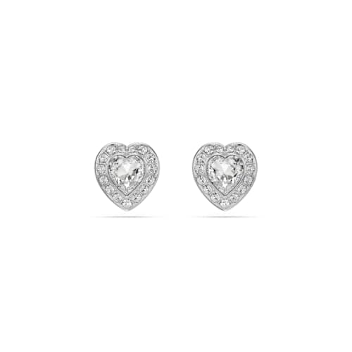 Ariana Grande Pierced Stud Crystal Earrings in Rhodium Finish - Part of the Ariana Grande x Swarovski Capsule Collection