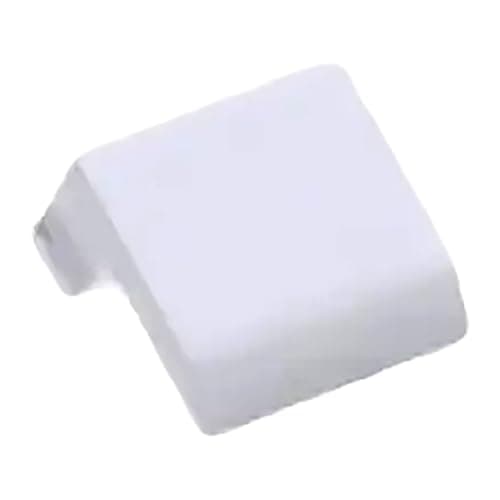 Samsung DA61-04809A Refrigerator Vegetable Drawer Trim Cap, Shelf Support End Cap, Cool White