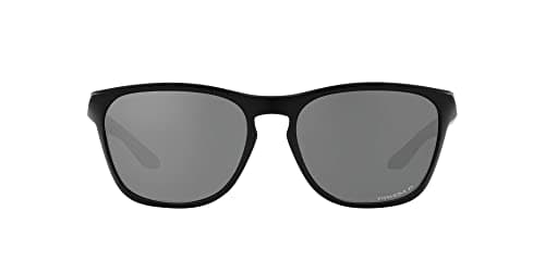 Oakley Sunglasses for Men - OO9479 Manorburn Square Polarized Sunglasses PRIZM Lenses - Matte Black/PRIZM Black Polarized - Size 56