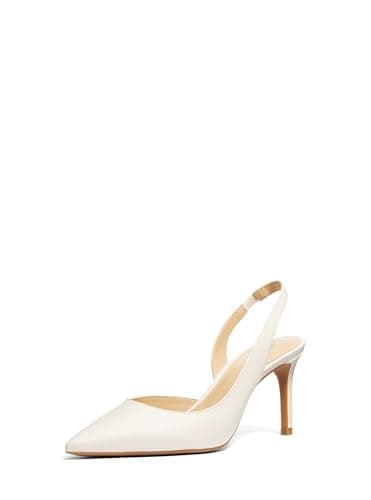 Michael Kors Women's Alina Flex Sling Pump, Light Cream, 9.5