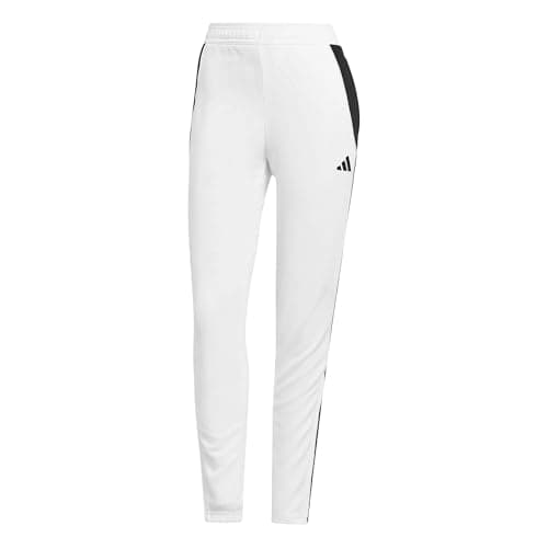adidas Women's Tiro 24 Training Pants, White/Black, 2X Plus Size