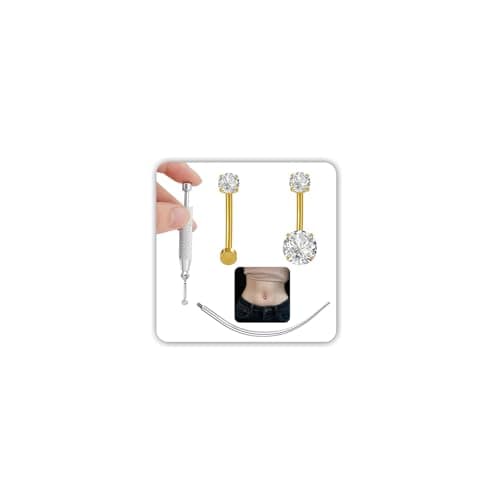 Uni-J 14G Belly Button Rings G23 Titanium Navel Piercing Jewelry