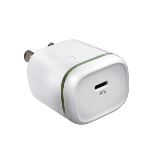 AT&T 30W USB C Wall Charger PD Fast Charging Foldable Travel Adapter White