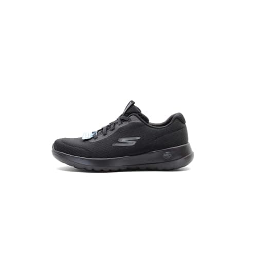 Skechers Women's GO WALK JOY - ECSTATIC Sneaker, Black, 12
