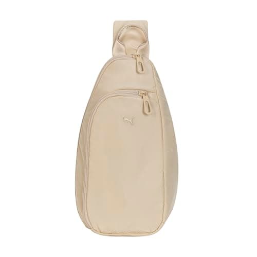 PUMA Women's Myriad Sling, Sporty Hands-Free Bag with Reversible Strap & Dual Compartments, Granola, One Size