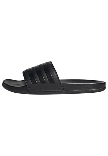 adidas Adult Adilette Comfort Slides Core Black/Core Black/Core Black 6