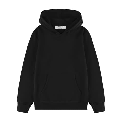 Kid Nation Fleece Boys Hoodie Kids Girls Hooded Sweatshirt Black 7-8