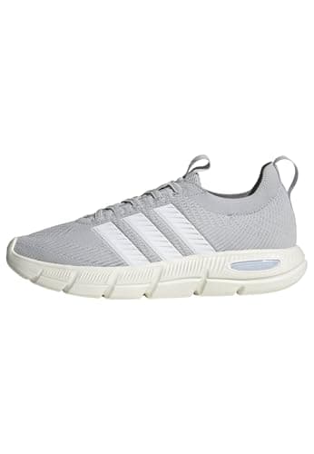adidas Women's Cloudfoam Flex - Slounge, Solid Grey/White/Halo Blue, 5.5