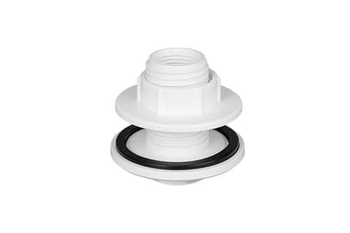 RAINPAL PVC Bulkhead Tank Fitting (Double Female NPT Threaded Union) (1/2"FNPT)