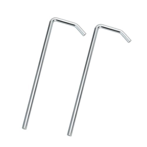 LCGP 2 Pack Heavy Duty Exhaust Hanger Rods 90° Bend Universal Use Exhaust Hanger 3/8" Rod 10" Long
