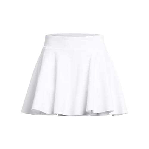Under Armour Girls Motion Skort, (100) White / / Halo Gray, X-Large