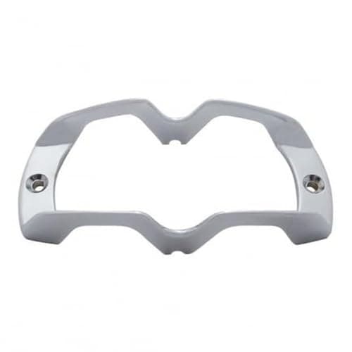 United Pacific 30103B - Fog Light Lens Guard - Chrome Plastic Tiger Eye Lens Guard for cars