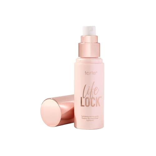 tarte life lock hydrating setting spray – 10-in-1 Weightless Mist to Hydrate & Lock Long-Lasting Makeup, Waterproof, Sweatproof & Transfer-Resistant, Vegan & Cruelty-Free, travel size