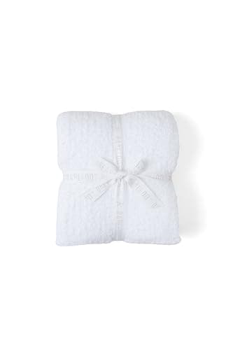 Barefoot Dreams® CozyChic® Ribbed Throw, White, 54"x72"