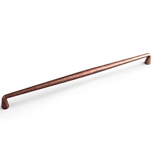 Goo-Ki Vintage Retro Antique Copper Zinc Alloy Cabinet Handles - 12.6''(320mm) Hole Center Affordable Luxury Cabinet Pull Hardware for Bedroom, Kitchen, 6 Pack……