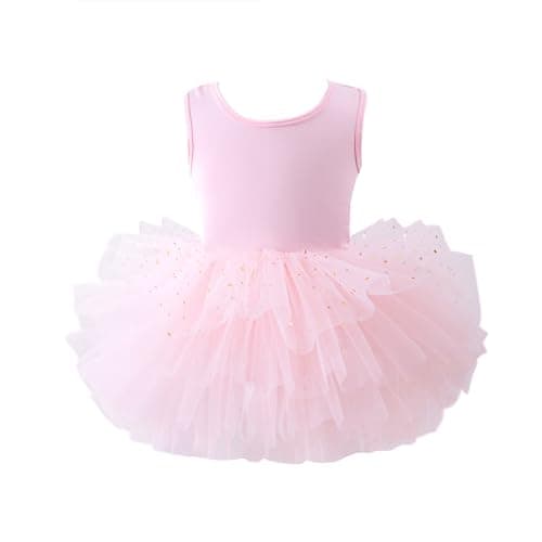 Tutu.kk Girls Ballet Tutu Dress Long Sleeve Sequin Tulle Ballerina Outfits