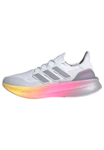 Adidas Men's Ultraboost 5, White/Glory Grey/Lucid Pink, 12