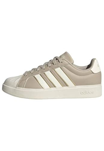 adidas Women's Streetalk, Wonder Beige/Off White/Gold Metallic, 9