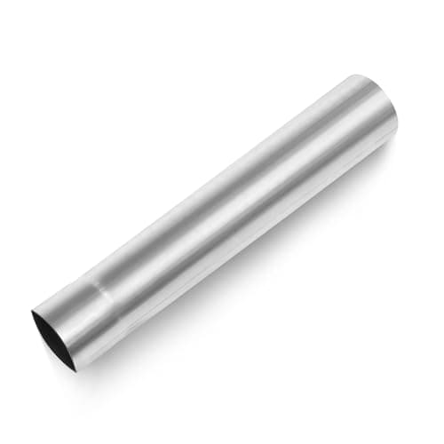 LCGP 3 Inch Exhaust Pipe, Stainless Steel Custom Mandrel Exhaust Pipe Tube Pipe, 3" ID Inlet and Outlet 17.3" Straight Exhaust, Universal Fit 3 Exhaust Pipe