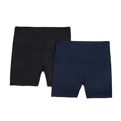 Jockey Women's 2 Pack Performance High Waist Bike Shorts