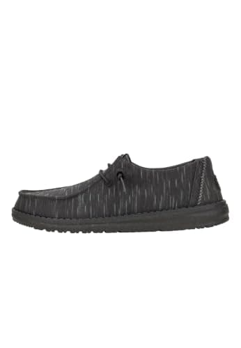 HEYDUDE Women's Wendy Amazon Exclusive Heathered Stretch Midnight Size 7
