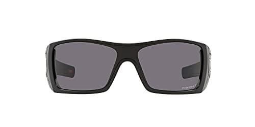 Oakley Sunglasses for Men - OO9101 Batwolf Rectangular Sunglasses PRIZM Lenses - Matte Black/PRIZM Grey Polarized - Size 27