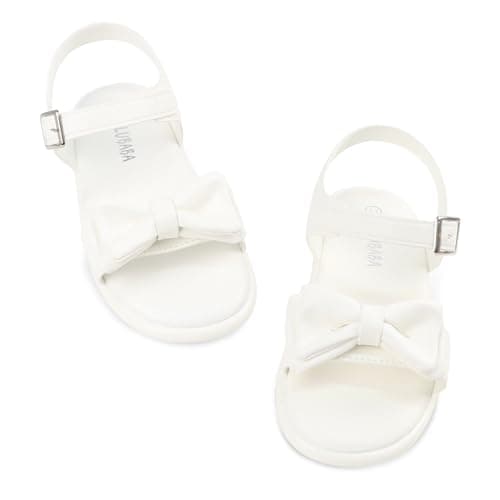 Wulubaba Toddler Girl Sandals Open Toe Flower Girl Dress Shoes