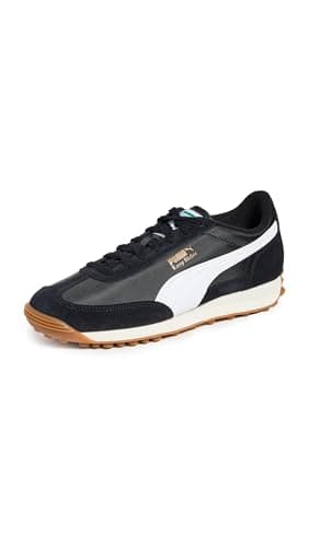 Puma Womens Easy Rider Vintage Shoes, Puma Black/Puma White 5.5 Medium