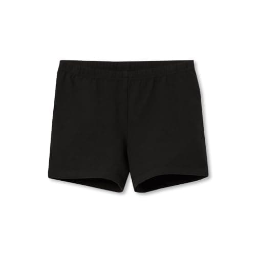 Lands' End Girls Tough Cotton Cartwheel Shorts XXS Black
