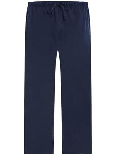 U2SKIIN Men 100% Cotton Pajama Pants Lightweight Soft Bottoms