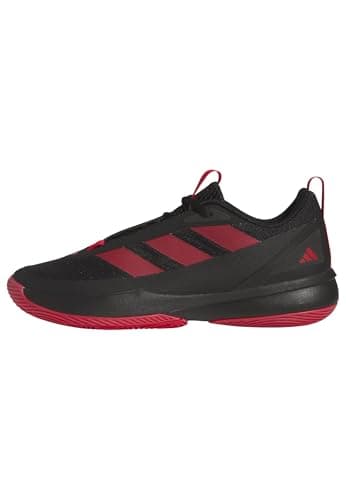 adidas Unisex-Adult Front Court Basketball, Black/Pure Ruby/Black, 9