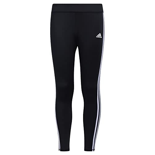 adidas Girls AEROREADY Performance Long Tights, Black, Medium (10/12 Plus)
