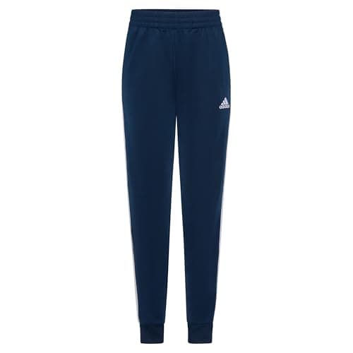 Adidas Boys Iconic Tricot Jogger Training Pants Collegiate Navy, 10-12 Husky