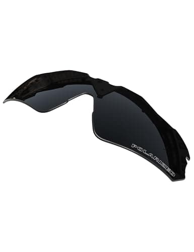 OOWLIT Replacement Lenses Compatible with Oakley Radar EV Path OO9208 Sunglass Black Polarized