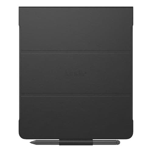 Amazon Kindle Scribe Leather Folio Cover with Magnetic Attach, Sleek Protective Case