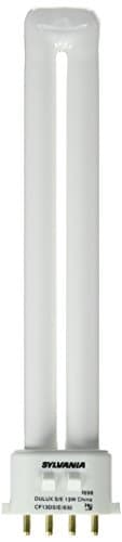 Sylvania 20284 Compact Fluorescent 4 Pin Single Tube 3000K, 13-watt