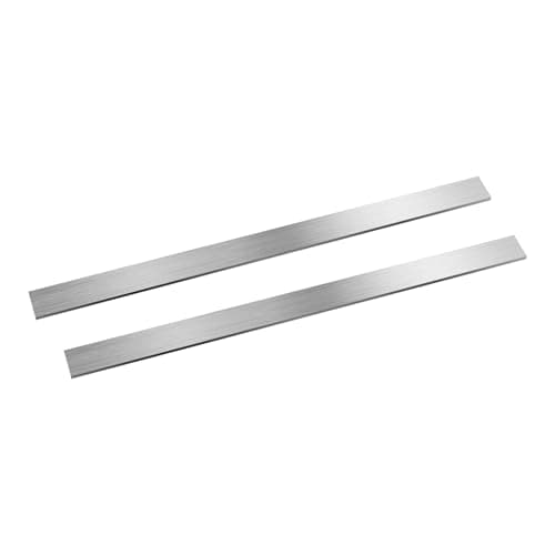 szkoo 2pcs 304 Stainless Steel Flat Bar, 1/8" x 1-3/16" x 12" (TxWxL) Brushed Finish Trim Strips Stainless Steel Sheet for Kitchen DIY Craft Making